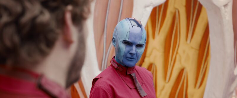 Chris Pratt and Karen Gillan in Guardians of the Galaxy Vol. 3 (2023)