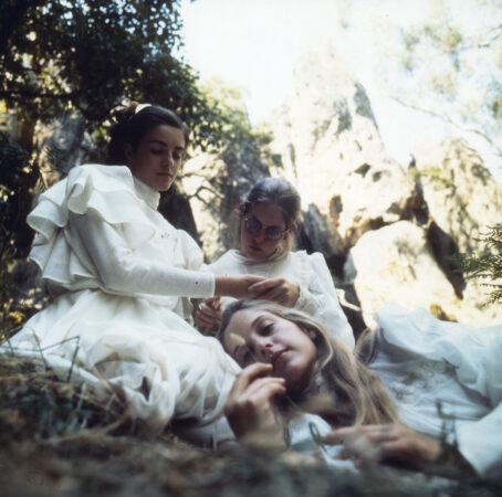 Anne-Louise Lambert, Karen Robson, and Jane Vallis in Picnic at Hanging Rock (1975)