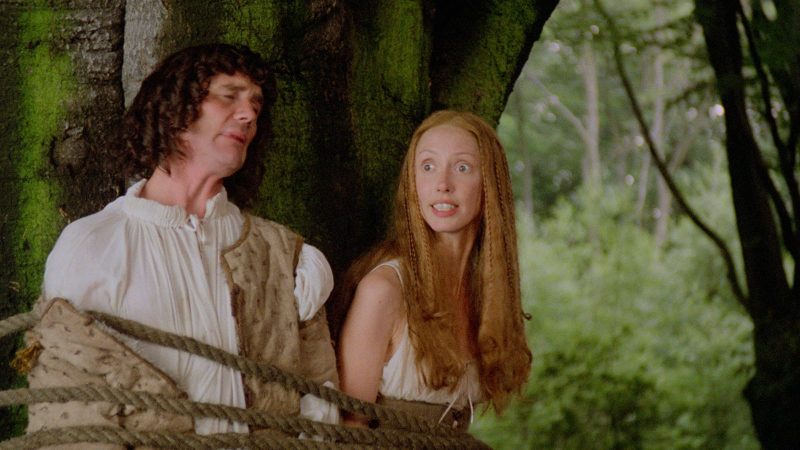 Shelley Duvall and Michael Palin in Time Bandits (1981). Courtesy of the Criterion Collection.