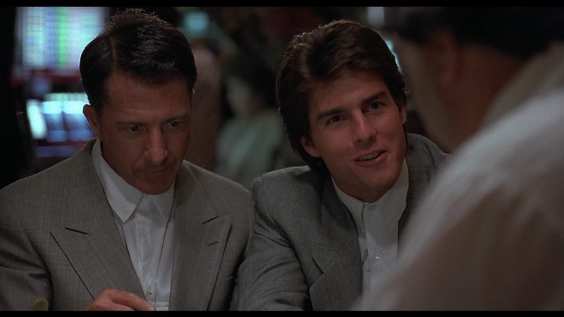 Dustin Hoffman and Tom Cruise in Rain Man (1988)