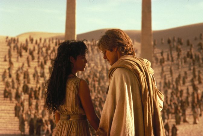 James Spader and Mili Avital in Stargate (1996)