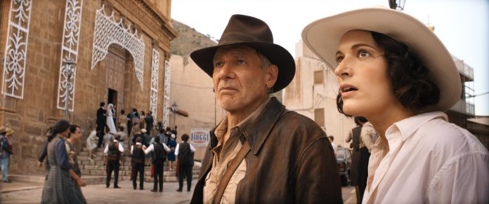 Harrison Ford and Phoebe Waller-Bridge in Indiana Jones and the Dial of Destiny (2023)