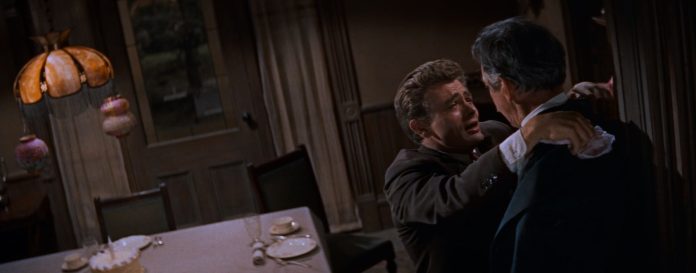 James Dean and Raymond Massey in East of Eden (1955)