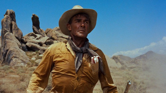 Randolph Scott in The Tall T (1957). Screen capture courtesy of the Criterion Collection.