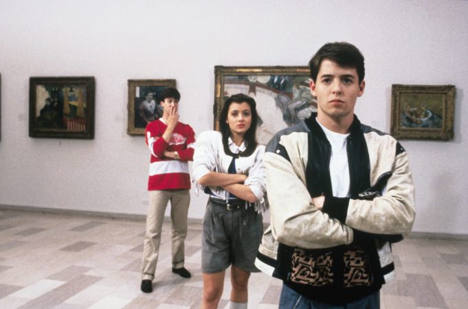 Matthew Broderick, Mia Sara, and Alan Ruck in Ferris Bueller's Day Off (1986)