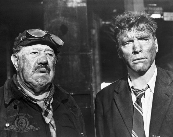 Burt Lancaster and Michel Simon in The Train (1964)