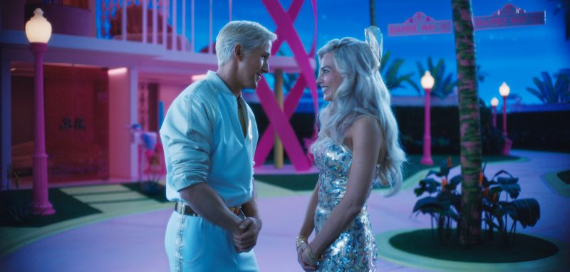 Margot Robbie and Ryan Gosling in Barbie (2023)