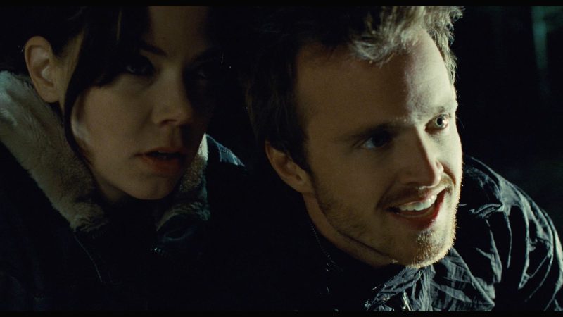 Aaron Paul and Riki Lindhome in The Last House on the Left (2009)
