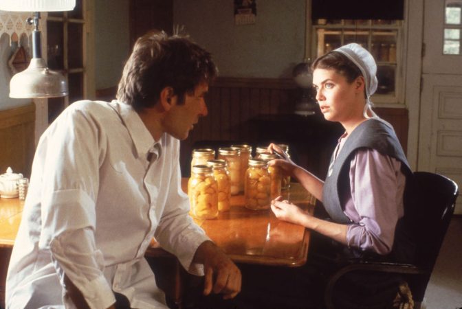 Harrison Ford and Kelly McGillis in Witness (1985)