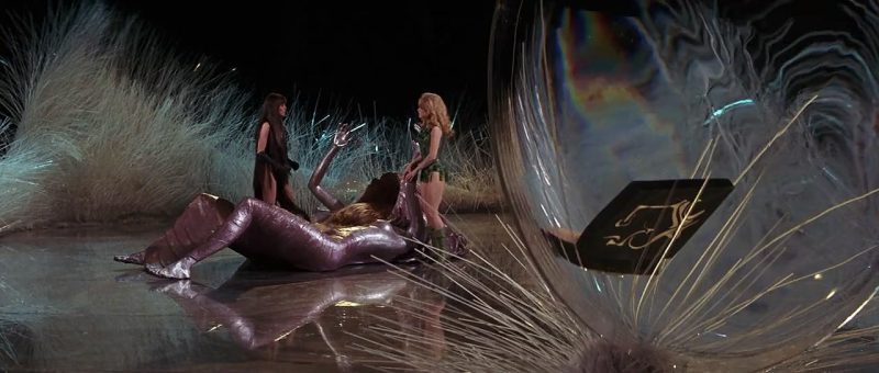 Jane Fonda and Anita Pallenberg in Barbarella (1968)