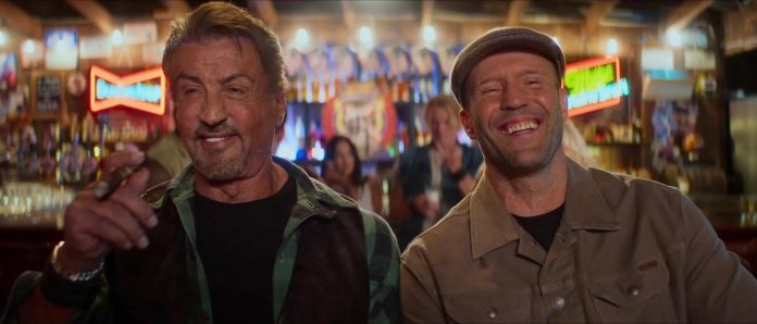Sylvester Stallone and Jason Statham in Expend4bles (2023)