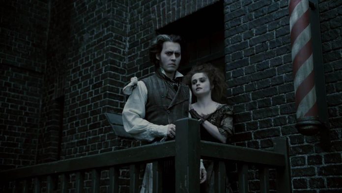 Johnny Depp and Helena Bonham Carter in Sweeney Todd: The Demon Barber of Fleet Street (2--7)