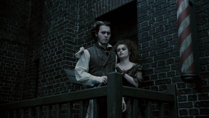 Johnny Depp and Helena Bonham Carter in Sweeney Todd: The Demon Barber of Fleet Street (2--7)