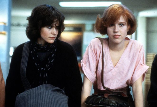 Ally Sheedy and Molly Ringwald in The Breakfast Club (1985)