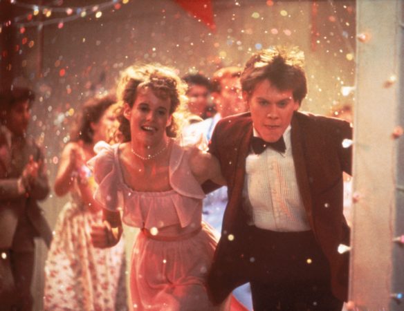Lori Singer and Kevin Bacon in Footloose (1984)