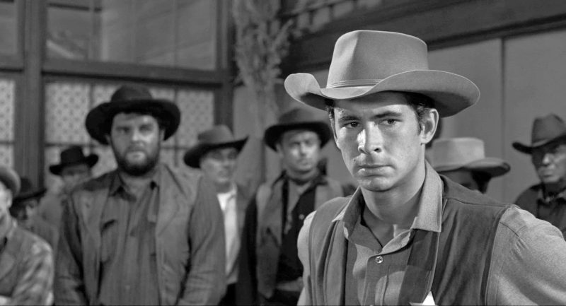 Anthony Perkins in The Tin Star (1957)