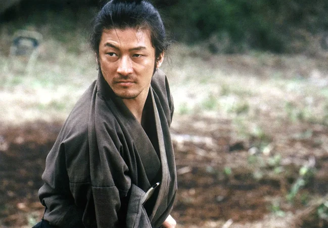 Tadanobu Asano in The Blind Swordsman: Zatoichi (2003)