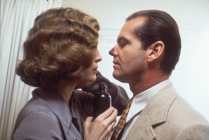 Jack Nicholson and Faye Dunaway in Chinatown (1974)