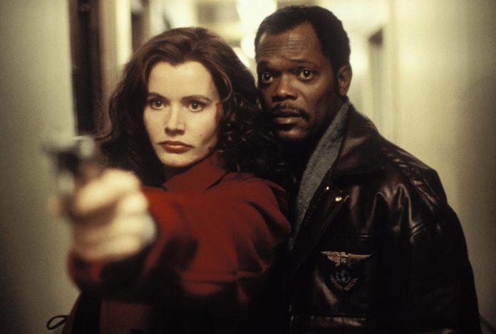 Geena Davis and Samuel L. Davis in The Long Kiss Goodnight (1996)