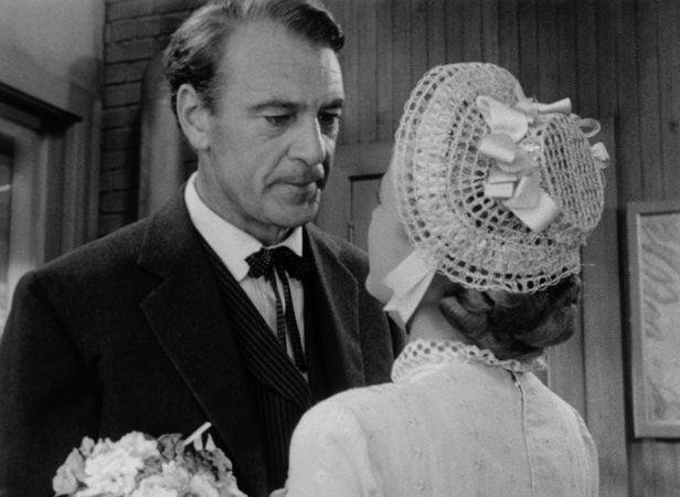 Gary Cooper and Grace Kelly in High Noon (1952)