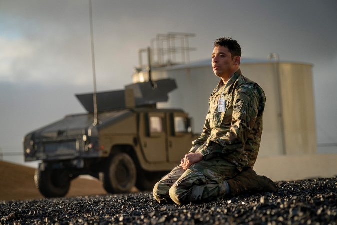 A House of Dynamite. Anthony Ramos as Major Daniel Gonzalez in A House of Dynamite. Cr. Eros Hoagland/Netflix © 2025.
