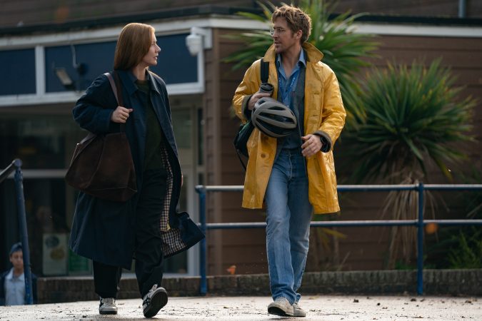 Sandra Hüller stars as Eva Stratt and Ryan Gosling as Ryland Grace in PROJECT HAIL MARY, from Amazon MGM Studios. Photo credit: Jonathan Olley © 2026 Amazon Content Services LLC. All Rights Reserved.