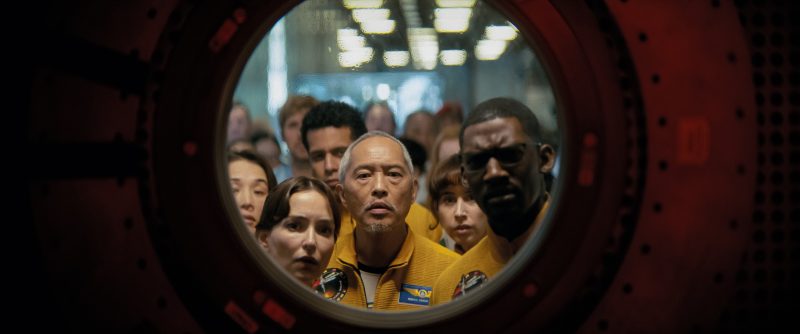 (L to R) Milana Vayntrub stars as Olesya Ilyukhina and Ken Leung as Yao in PROJECT HAIL MARY, from Amazon MGM Studios. Photo credit: Courtesy of Amazon MGM Studios © 2026 Amazon Content Services LLC. All Rights Reserved.